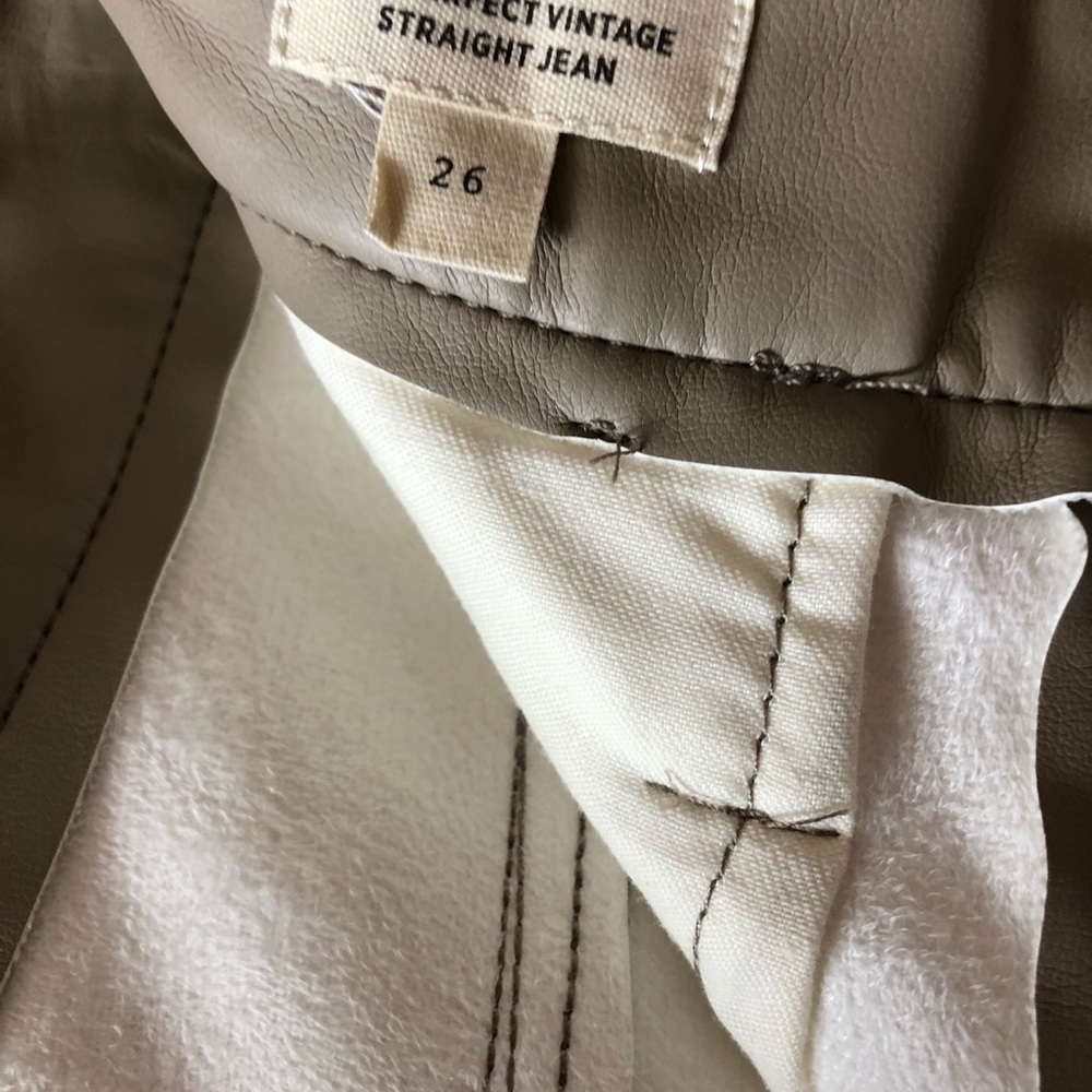 Madewell faux leather pants - Picture 6 of 6